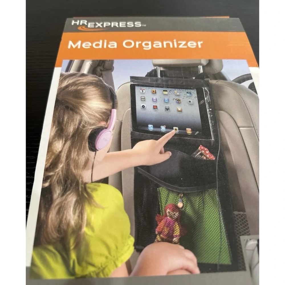 Car Seat Organizer & Storage, Car Backseat Organizer Touch Screen Tablet Holder